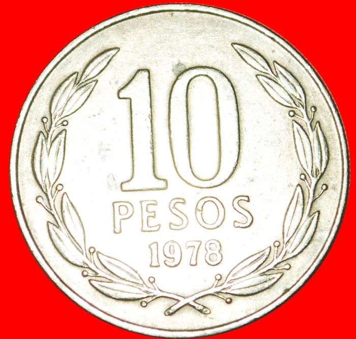 + ANGEL 1973: CHILE ★ 10 PESOS 1978! LOW START ★ NO RESERVE!
