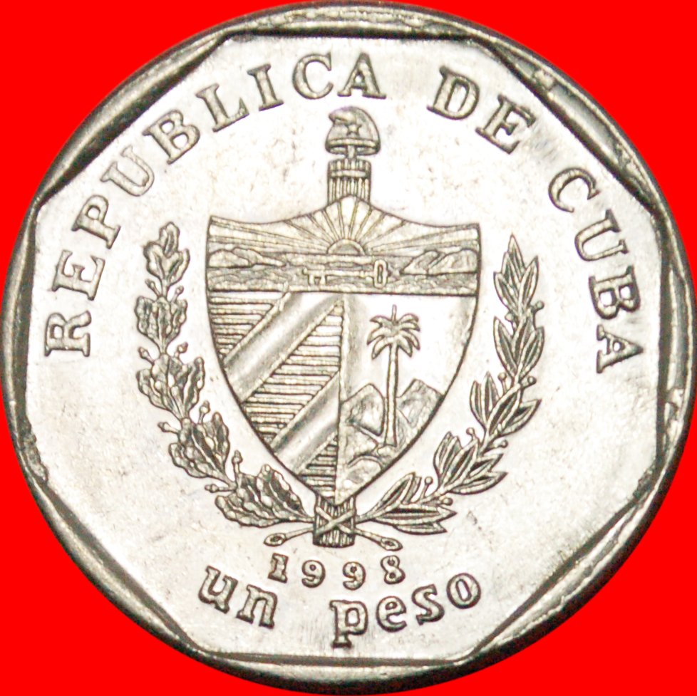  * COIN alignment ↑↓ CONVERTIBLE PESO: CUBA ★ 1 PESO 1998!!!   LOW START ★ NO RESERVE!   