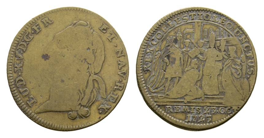  Jeton, Messing, 1723; 6,12 g, Ø 27 mm   