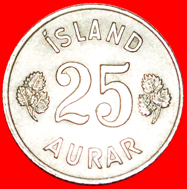 + GREAT BRITAIN BIRCH (1946-1967): ICELAND ★ 25 ORE 1960! LOW START★ NO RESERVE!