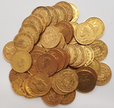 Italien/Sardinien  50x 20 Lire MM-Frankfurt Feingold: ges. 290,50g Karl Albert  1831-1849  