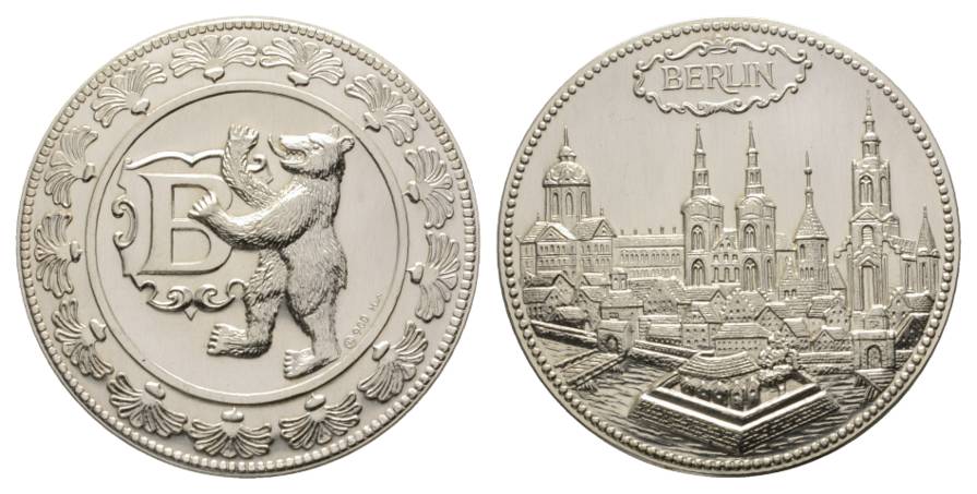  Berlin; Silbermedaille o.J.; 900 AG; 24,12 g, Ø 42 mm   