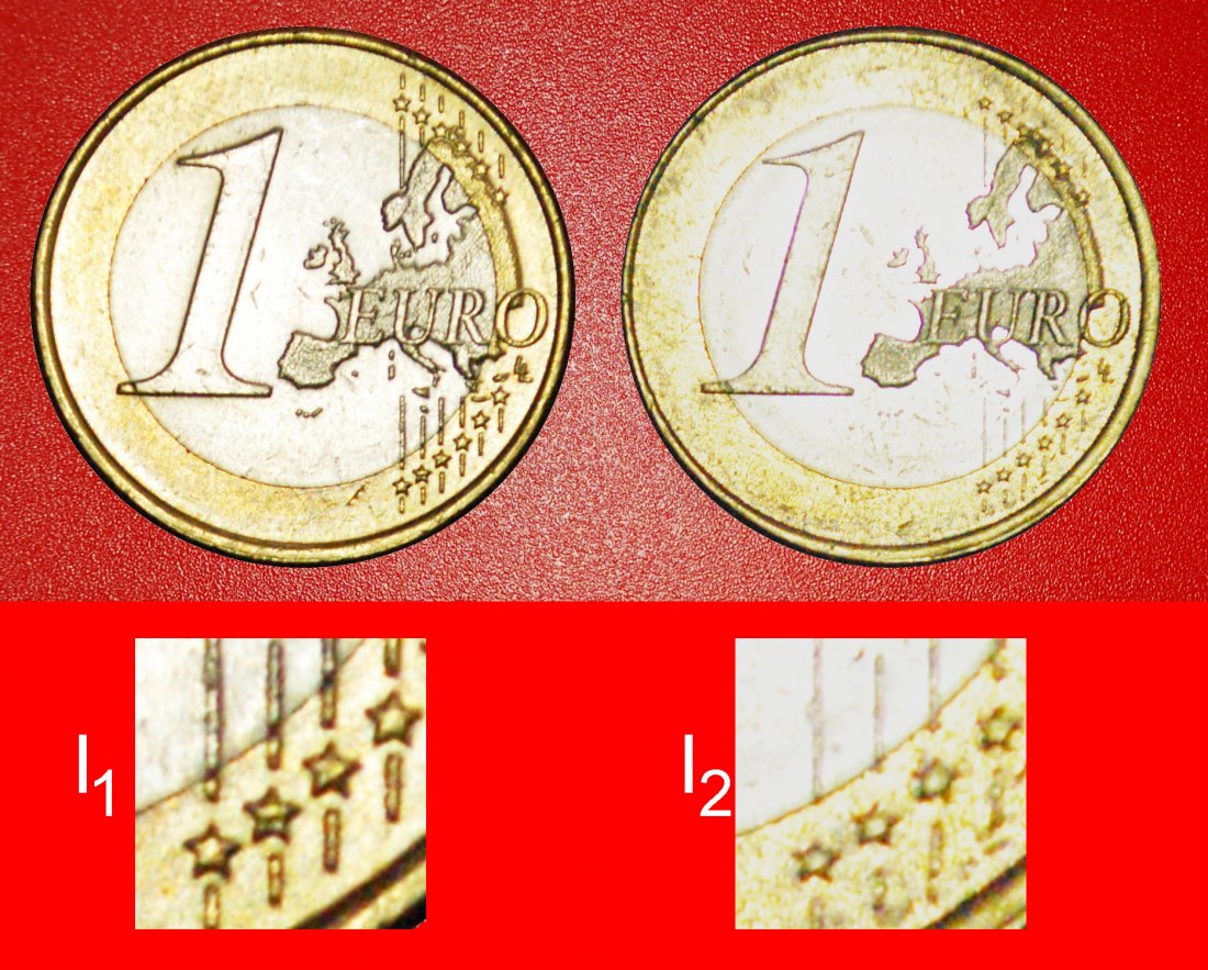  + BOTH TYPES: SPAIN ★ 1 EURO 2017 MINT LUSTER DISCOVERY COINS! LOW START ★ NO RESERVE!   
