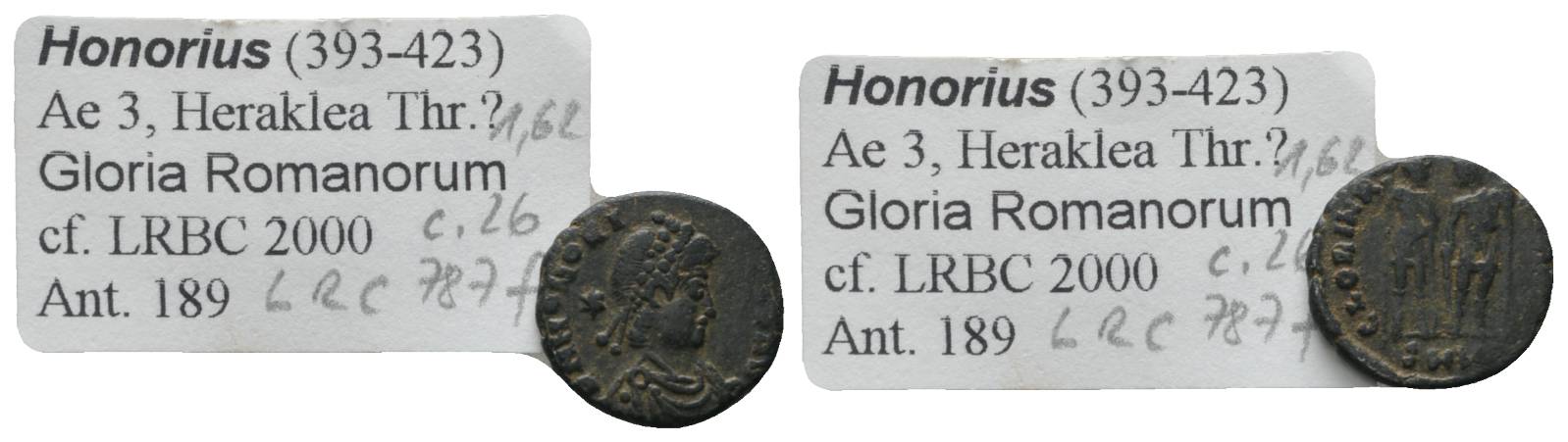  Antike, Römisches Kaiserreich, Kleinbronze; 1,62 g   