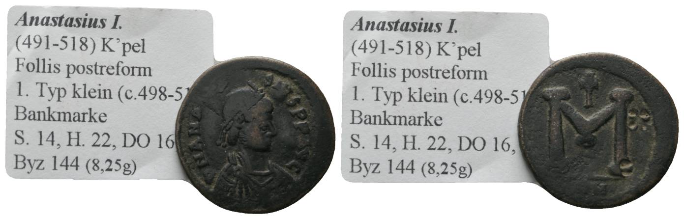  Antike, Byzanz, Kleinbronze; 8,33 g   