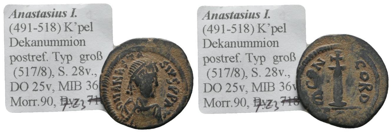  Antike, Byzanz, Kleinbronze; 5,96 g   