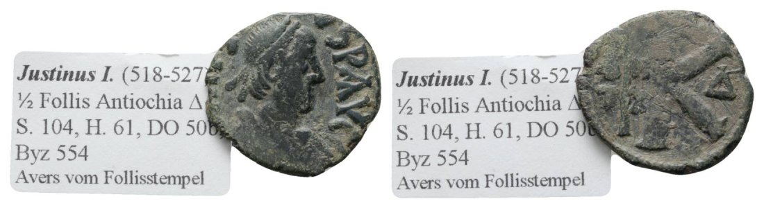  Antike, Byzanz, Kleinbronze; 6,44 g   