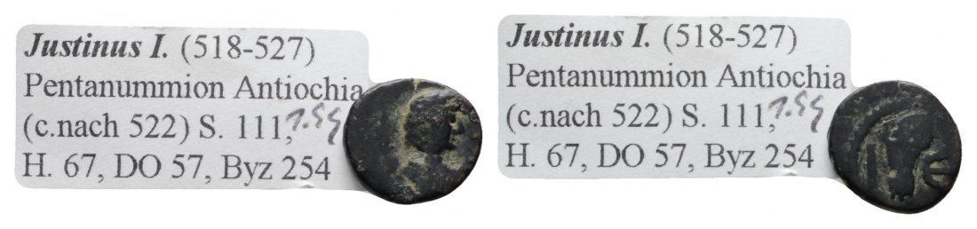  Antike, Byzanz, Kleinbronze; 1,99 g   