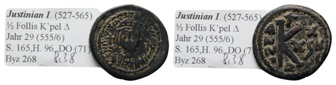  Antike, Byzanz, Kleinbronze; 8,38 g   