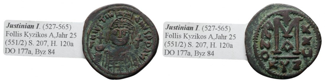  Antike, Byzanz, Bronze; 17,68 g   