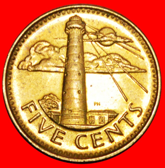 + GREAT BRITAIN (2007-2018): BARBADOS ★ 5 CENTS 2010 MINT LUSTER! LOW START ★ NO RESERVE!