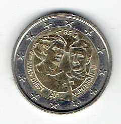  2 Euro Belgien 2011(Internationaler Frauentag)(g1165)   