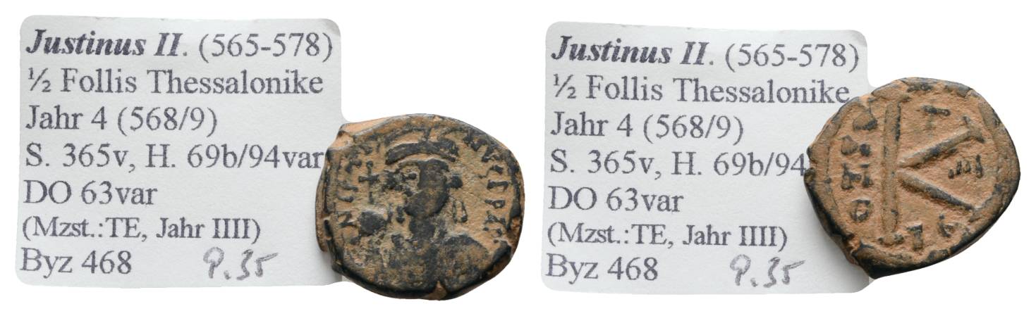  Antike, Byzanz, Kleinbronze; 6,07 g   