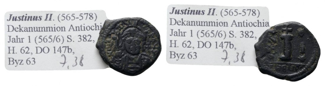  Antike, Byzanz, Kleinbronze; 4,80 g   