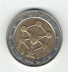  2 Euro Belgien 2006(Atomium)(g1169)   