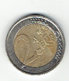 2 Euro Belgien 2009(Braille)(g1171)   