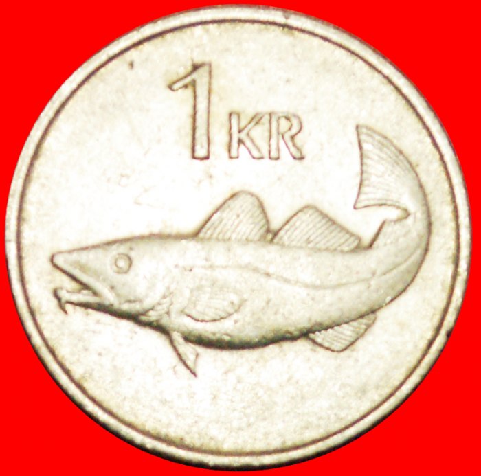  + GREAT BRITAIN FISH (1981-1987): ICELAND ★ 1 KRONE 1981! LOW START ★ NO RESERVE!   