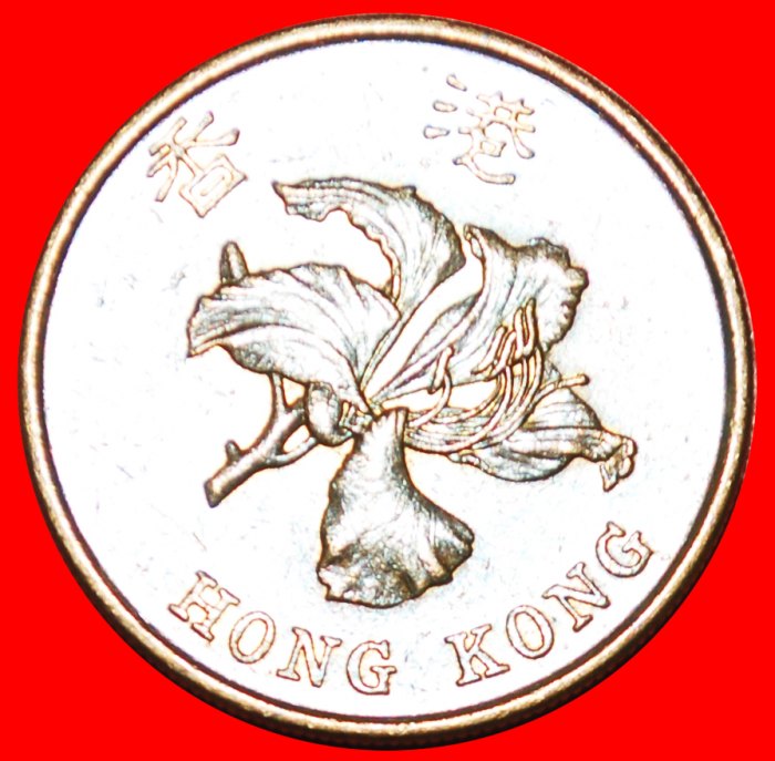  + ORCHIDEENBLUME (1993-2017): HONG KONG ★ 50 CENTS 1994! OHNE VORBEHALT!   