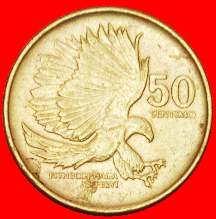  + ADLER (1991-1994): PHILIPPINEN ★ 50 SENTIMO 1991! OHNE VORBEHALT!   