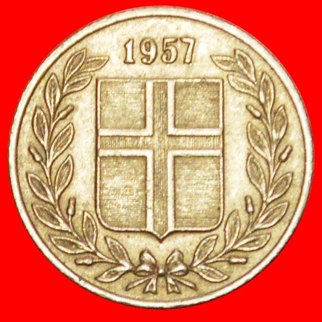 + GREAT BRITAIN BIRCH (1946-1967): ICELAND ★ 25 ORE 1957! LOW START ★ NO RESERVE!