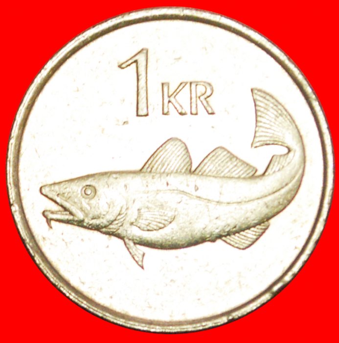  + GREAT BRITAIN FISH (1981-1987): ICELAND ★ 1 KRONE 1987! LOW START ★ NO RESERVE!   