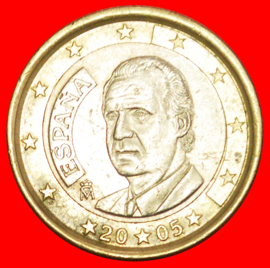 + PHALLIC TYPE (1999-2006): SPAIN ★ 1 EURO 2005! JUAN CARLOS I (1975-2014) LOW START ★ NO RESERVE!