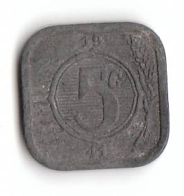  Niederlande 5 Cent 1941 (C270)  b.   