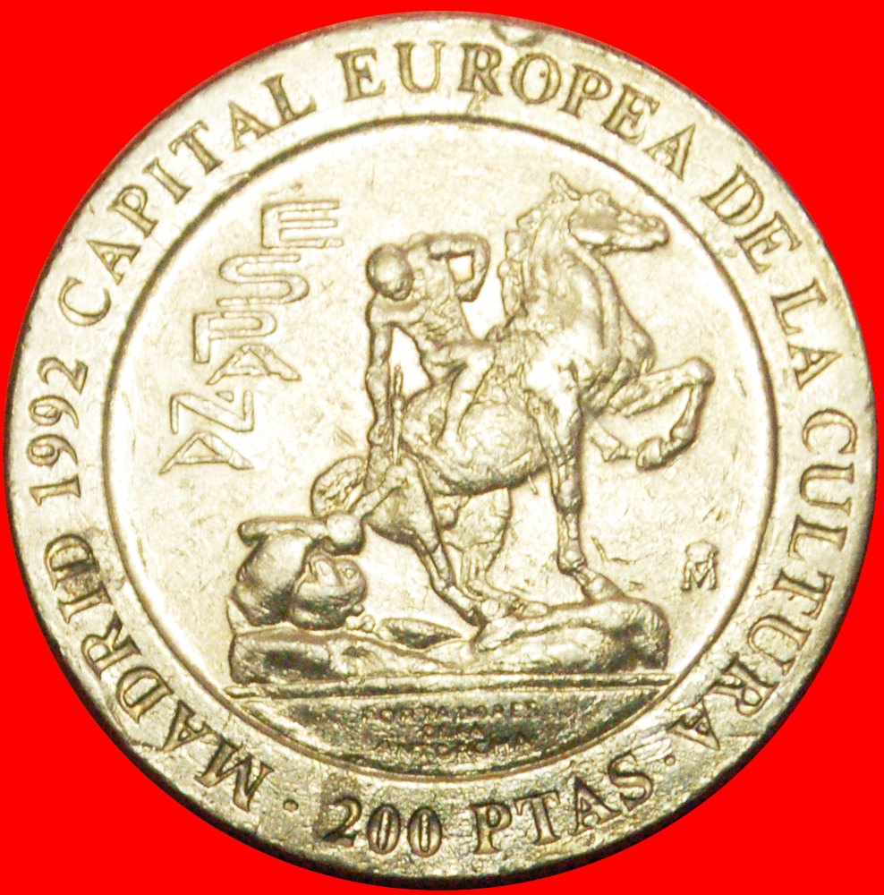  + JUAN CAROLS I (1975-2014):  SPAIN ★ 200 PESETAS 1992 HORSE! LOW START ★ NO RESERVE!   