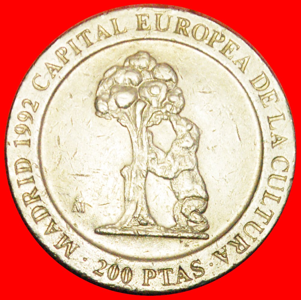+ JUAN CAROLS I (1975-2014): SPAIN ★ 200 PESETAS 1992 BEAR! LOW START ★ NO RESERVE!