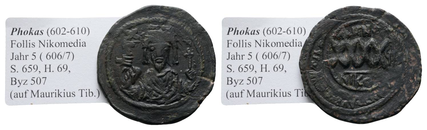  Antike, Byzanz, Kleinbronze; 12,32 g   