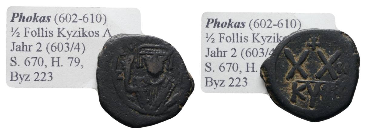  Antike, Byzanz, Kleinbronze; 5,93 g   