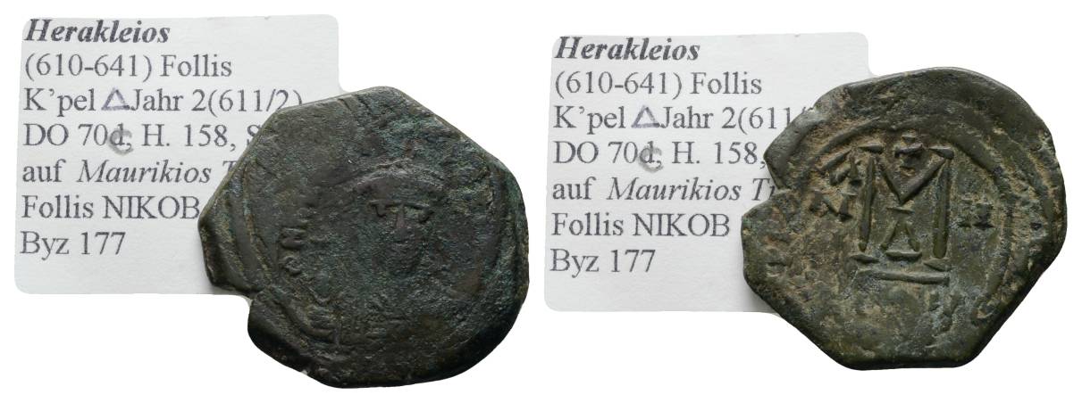  Antike, Byzanz, Kleinbronze; 12,78 g   