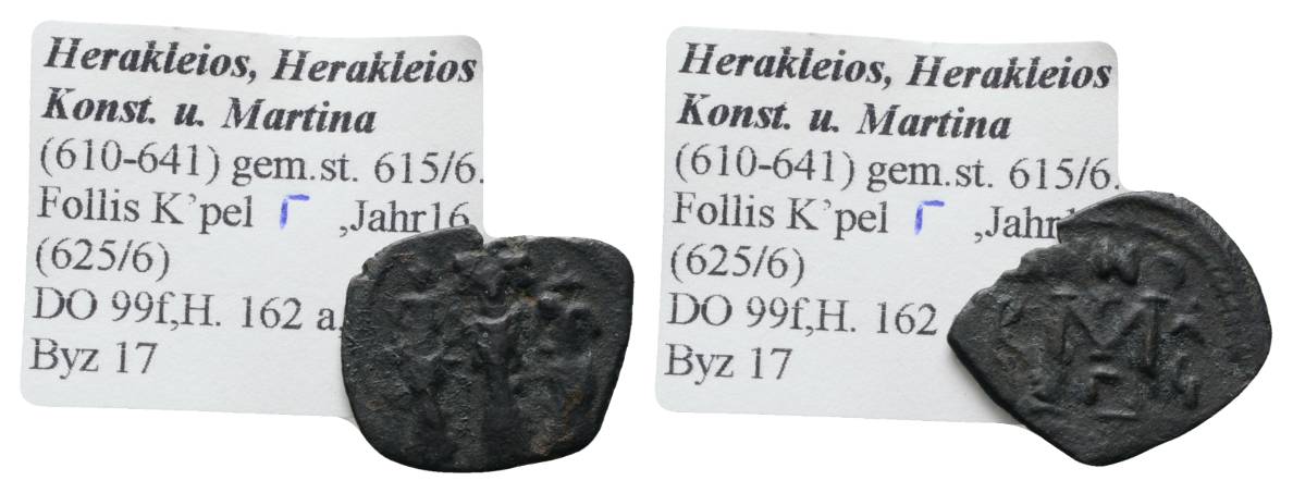  Antike, Byzanz, Kleinbronze; 1,81 g   
