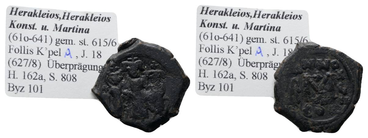  Antike, Byzanz, Kleinbronze; 8,57 g   