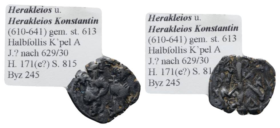  Antike, Byzanz, Kleinbronze; 3,11 g   
