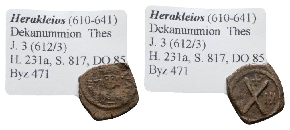  Antike, Byzanz, Kleinbronze; 2,53 g   