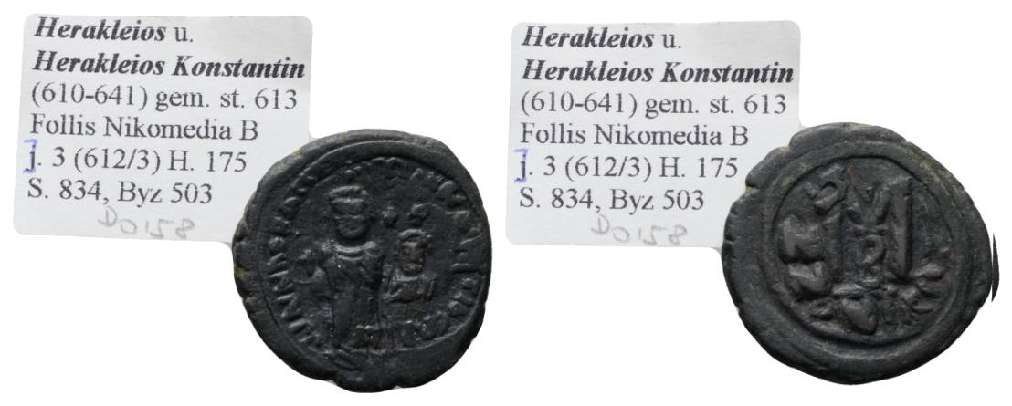  Antike, Byzanz, Kleinbronze; 11,18 g   