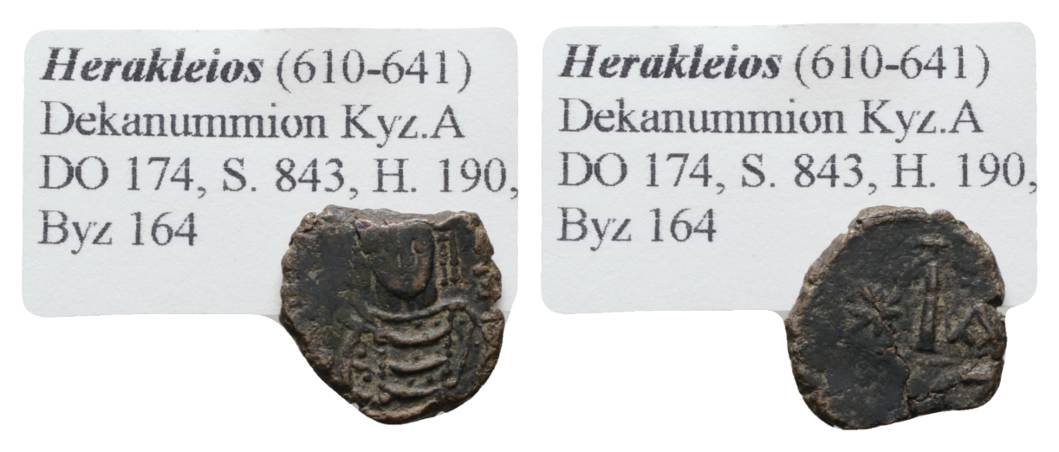  Antike, Byzanz, Kleinbronze; 2,03 g   