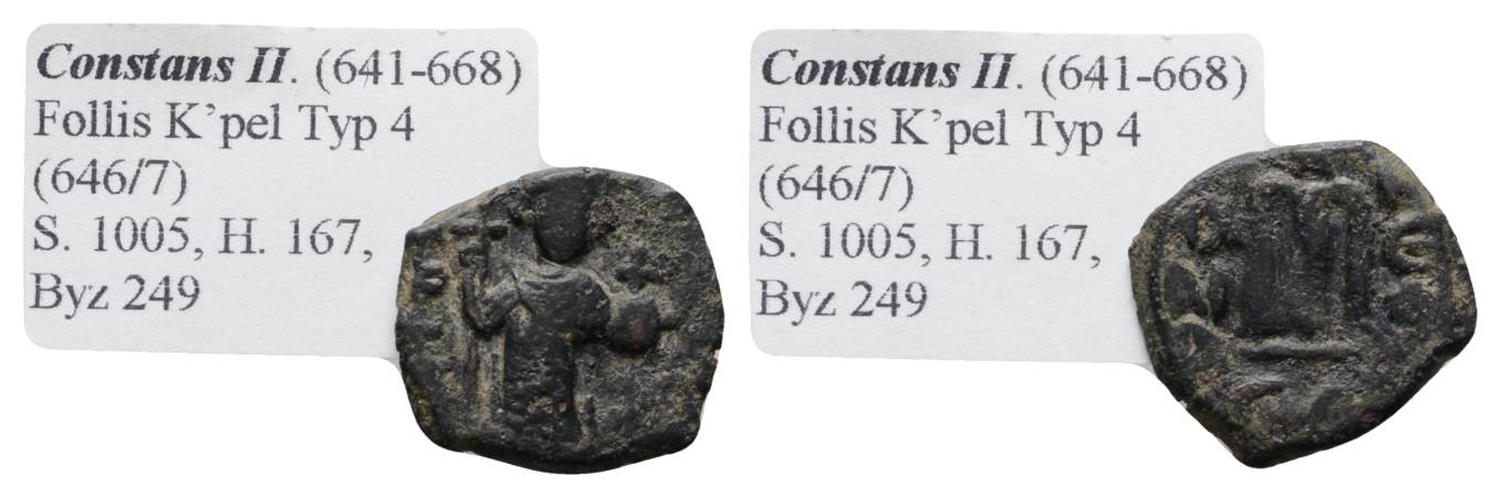  Antike, Byzanz, Kleinbronze; 4,55 g   
