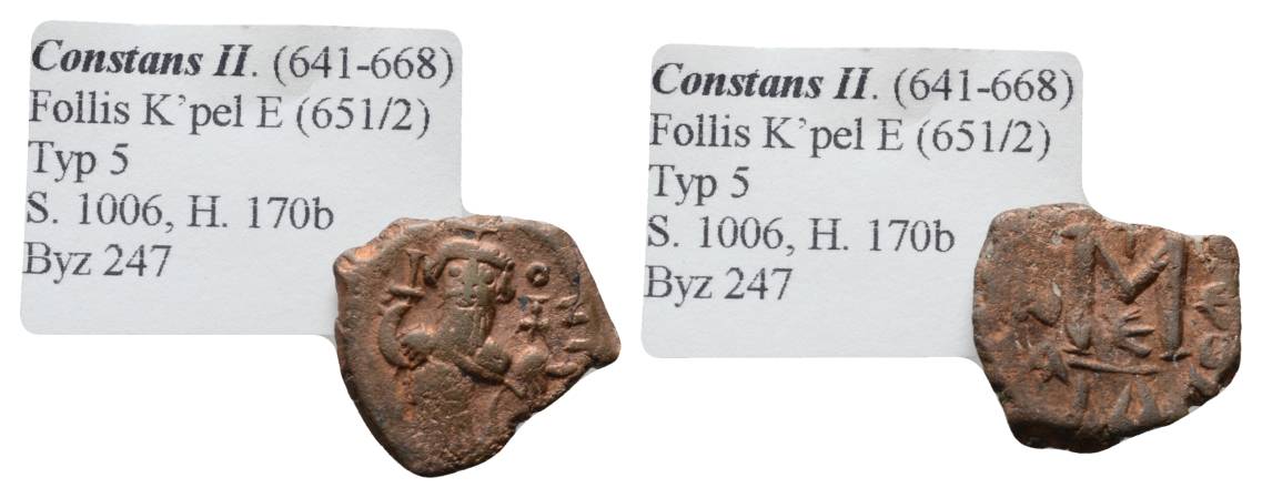  Antike, Byzanz, Bronze; 3,84 g   