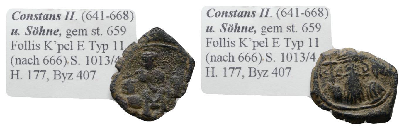  Antike, Byzanz, Bronze; 4,43 g   
