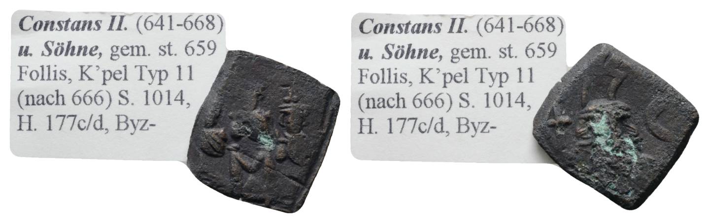  Antike, Byzanz, Bronze; 4,31 g   