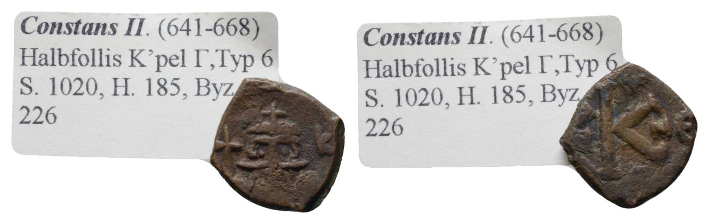  Antike, Byzanz, Bronze; 3,16 g   