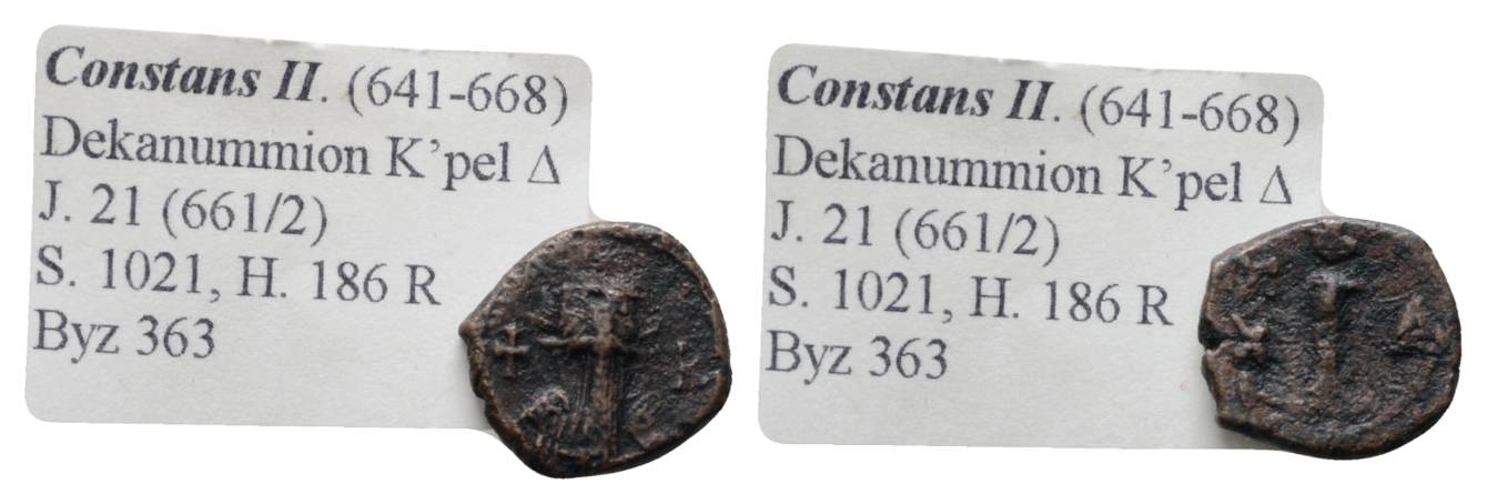  Antike, Byzanz, Bronze; 2,60 g   