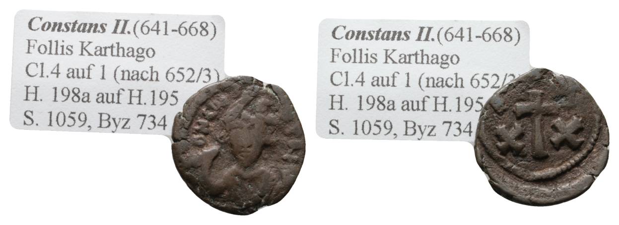  Antike, Byzanz, Bronze; 4,47 g   