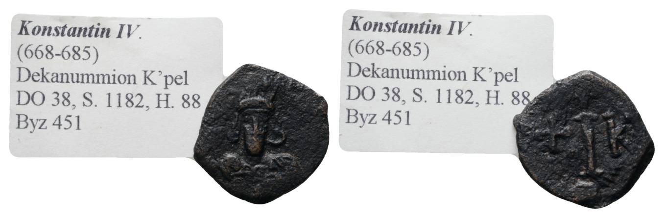  Antike, Byzanz, Bronze; 3,79 g   