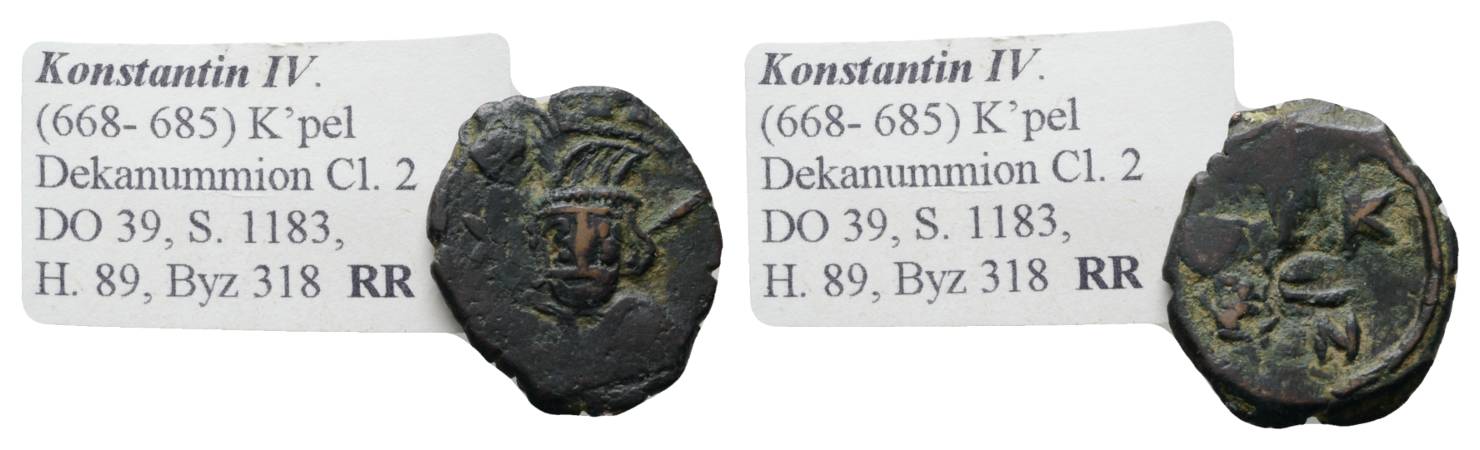  Antike, Byzanz, Bronze; 4,54 g   