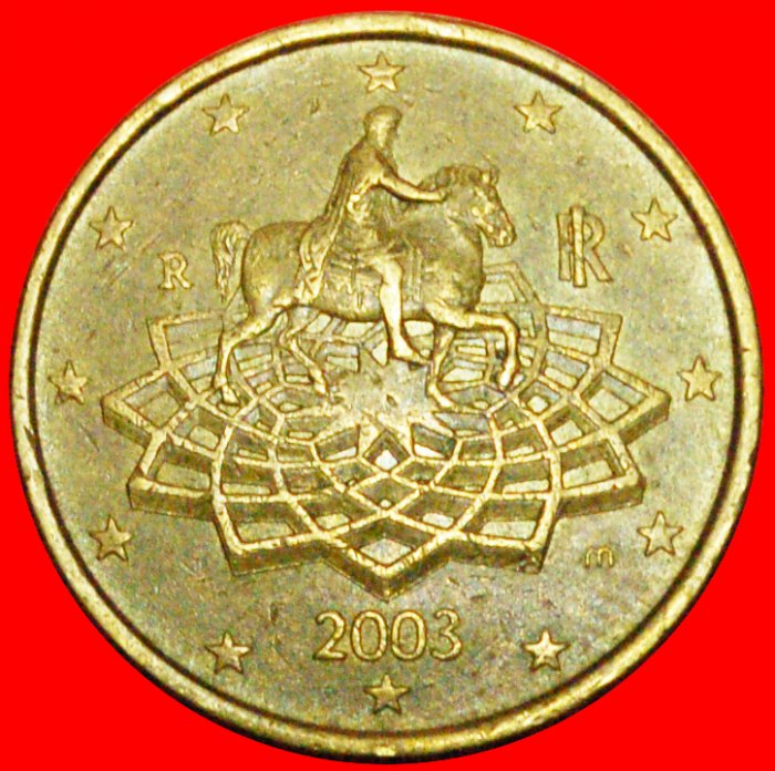 + FIRST MAP (2002-2007): ITALY ★ 50 EURO CENTS 2003R NORDIC GOLD! LOW START ★ NO RESERVE!