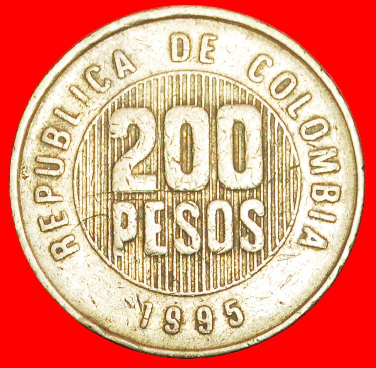  + QUIMBAYA: KOLUMBIEN ★ 200 PESOS 1995 ENTDECKUNG MÜNZE! OHNE VORBEHALT!   