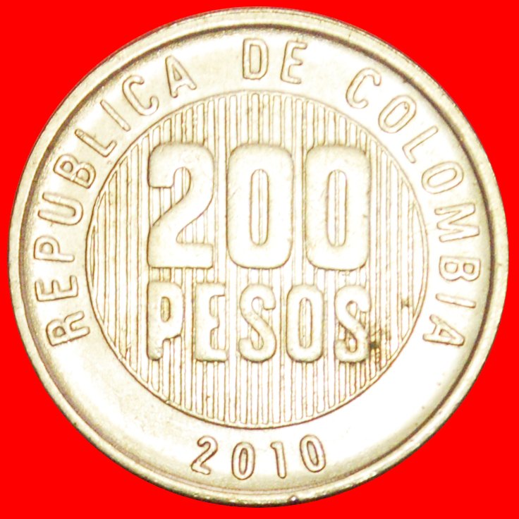  + QUIMBAYA: KOLUMBIEN ★ 200 PESOS 2010 ENTDECKUNG MÜNZE! OHNE VORBEHALT!   